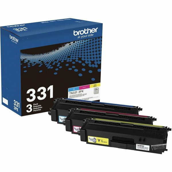 Brother International GenuineSY ColorTonr cartridge 3Pk TN3313PK